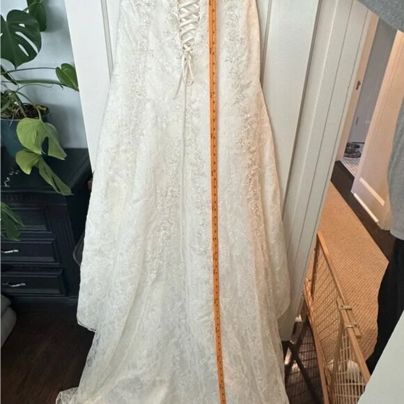 Maggie Sottero Lace Wedding Dress - Picture 15 of 16